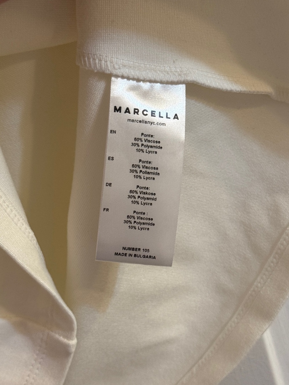 Marcella NYC Manhattan Sleeveless Top Off White - Picture 4 of 14